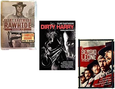 Clint Eastwood Movie DVD Collection Dirty Harry Complete Series Spaghetti Westerns