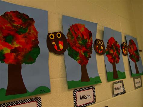 Serenade To Second Grade Fall Tree Art