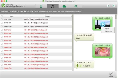 Come and get back your whatsapp therefore, this article aims to provide android users with a complete guide on how to recover whatsapp messages after deleting account. WhatsApp Recovery for Mac - How to Recover WhatsApp ...