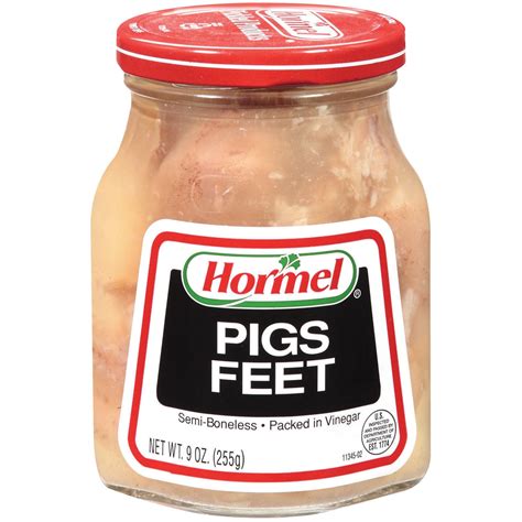 2 Pack Hormel Jarred Pigs Feet Semi Boneless In Vinegar 9 Oz