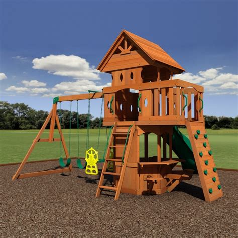 Backyard Discovery Woodland Residential Wood Playset In The Wood