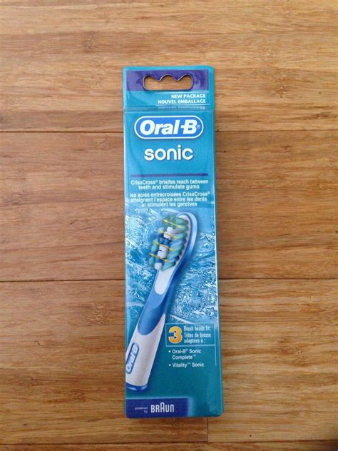 3 Oral B Sonic Complete Replacement Toothbrush Tooth Brush Heads Pack