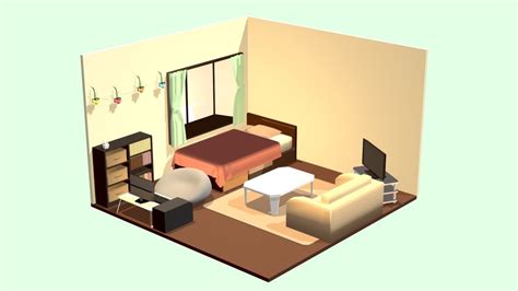 Isometric Rooms A 3d Model Collection By Antoine Patel Apatel
