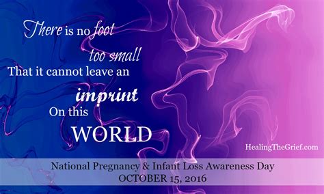 National Pregnancy And Infant Loss Awareness Day 2016 Healing The Grief