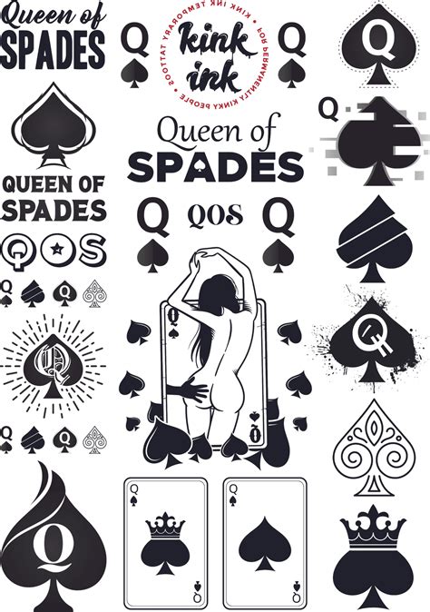 23 Qos Temporary Tattoo A4 Sheet For Kinky Sexy Naughty Adult Bdsm