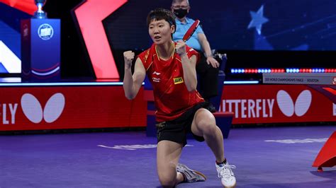 wang manyu wins women s singles gold at table tennis worlds cgtn