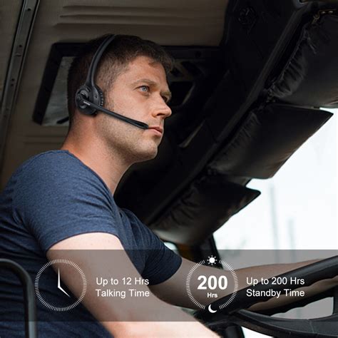Mpow Pro Mbh15 Wireless Bluetooth Headset Ideal For Trucker Drivers