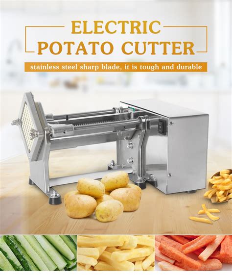 Gzzt Electric Potato Chips Cutter French Fries Cutting Machine