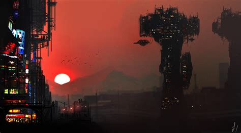 Cyberpunk Futuristic Science Fiction Wallpapers Hd Desktop And