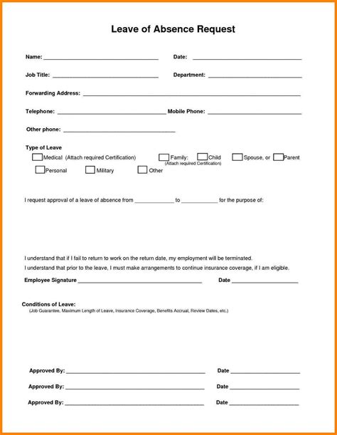 More than 301 leave application sample formats to match your all daily needs. Image result for leave application format for company ...