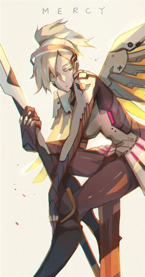 Mercy By レロイ Overwatch Know Your Meme
