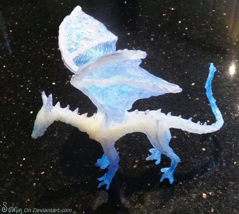 Ice Dragon Glue Sculpture Sold By Sovriin On Deviantart