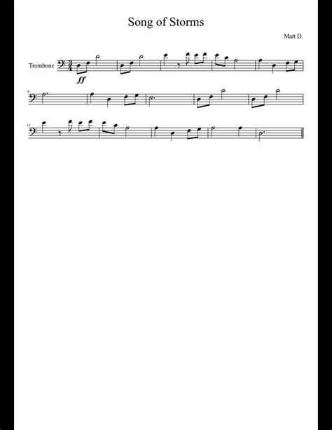 Sheet music submit request resources store about. Song of Storms sheet music download free in PDF or MIDI