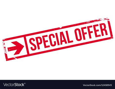 Special Offer Stamp Royalty Free Vector Image Vectorstock