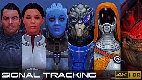 Signal Tracking All Squadmates Mass Effect Legendary Edition [4k 60fps Hdr] Youtube