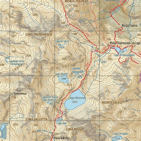 01 Peio Rabbi Monte Cevedale Map By Geoforma Fze Avenza Maps