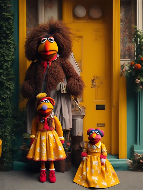 Addison In A Wes Anderson Movie A Muppet With Frizzy Orange