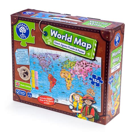 Orchard Toys World Map Jigsaw Puzzle And Poster Toys In Uae Toyzees