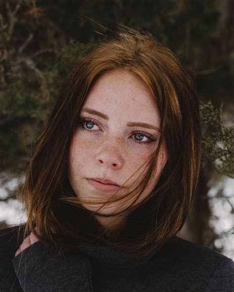 Instagram Brown Hair And Freckles Female Character Inspiration Woman Face