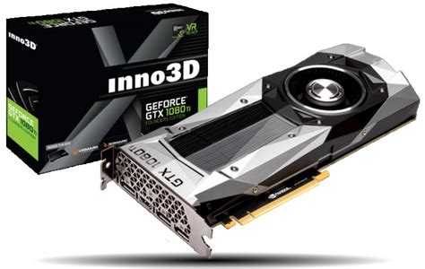 Inno3d Geforce Gtx 1080 Ti Founders Edition будет доступна за 52990