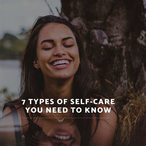 7 types of self care you need to know health and wealth