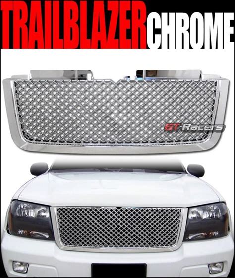 Find Chrome Luxury Mesh Front Hood Bumper Grill Grille 2006 2009 Chevy