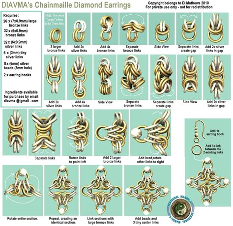 Diavma's Handcrafted Chainmaille Jewellery: Chainmaille Tutorials