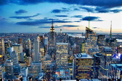 ¿esto prueba de que podemos controlar el clima? Atardecer en el Top of the Rock, Rockefeller Center, Nueva ...