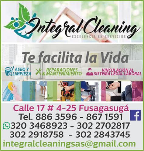 Integral Cleaning Excelencia En Serviciosfusagasuga Cundinamarca