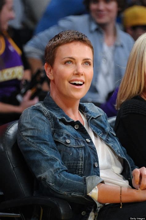 Theres No Sign Of Long Locks Returning For Charlize Theron