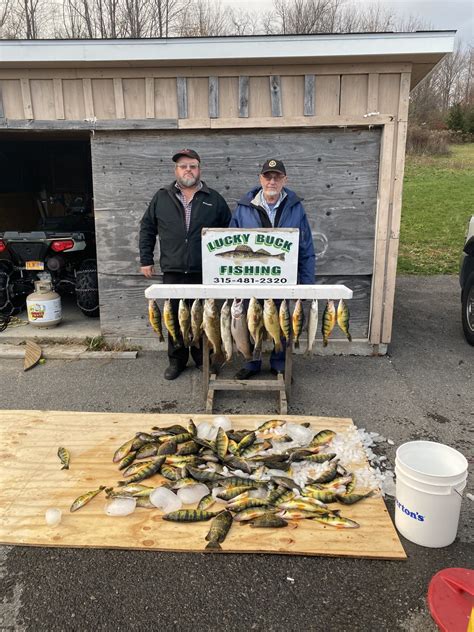 Walleye Perch Fall Trips Skaneateles Lake Lucky Buck Fishing