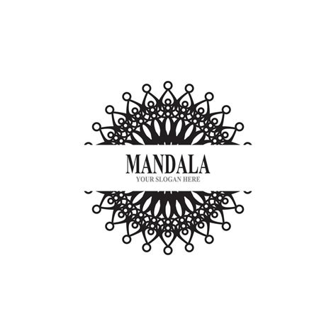Mandala Logo Design Vector Illustration 7255016 Vector Art At Vecteezy
