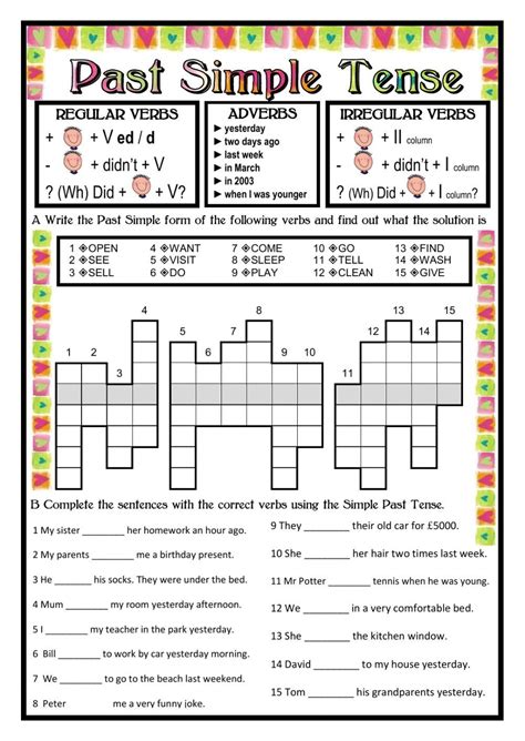 Pasado Simple Verbo To Be Past Simple Verb To Be Ficha Interactiva