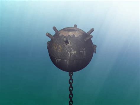 Sea Mine In The Sea Water Stock Footage Video 463528 Shutterstock