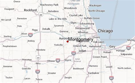 Guía Urbano De Montgomery Illinois