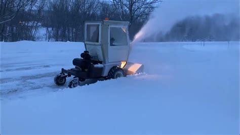 Grasshopper Snow Blower Attachment Youtube