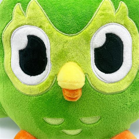 Lovely Green Duolingo Owl Plush Toy Duo Plushie Of Duo The Owl Cartoon Anime Owl Doll Soft