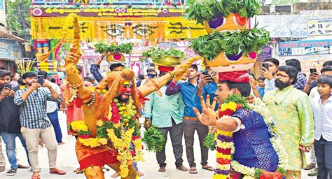 Fervour Of Bonalu Fiesta Grips Hyderabad Telangana Today