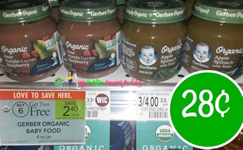 Gerber organic 2nd foods pouches. Gerber Organic Baby Food Jars 28¢ at Publix! | My Publix ...