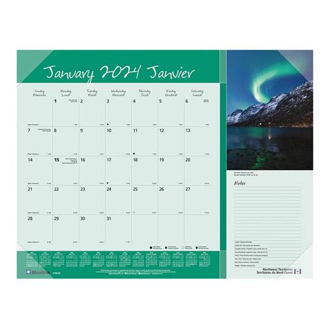 Monthly Desk Pad Calendar 2023
