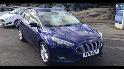 Used Ford Focus Zetec Deep Impact Blue 2016 Youtube