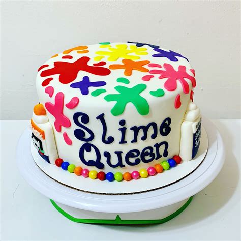 Slime Queen Cake Slime Birthday Queens Birthday Cake Queen