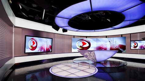 Cctv Intl Business Studio Set Design News Sets Broadcast Design