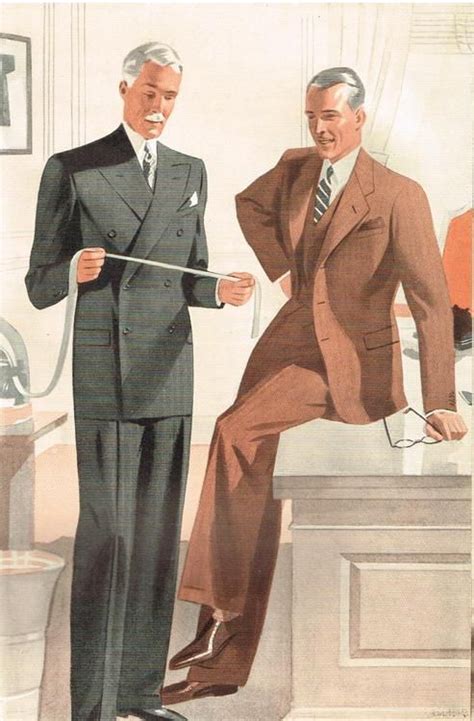 Bringing Back Fashion Illustration Illustration Is An Vintage Suits