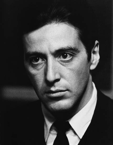 Al Pacino Michael Corleone The Godfather Monochrome 2k Wallpaper