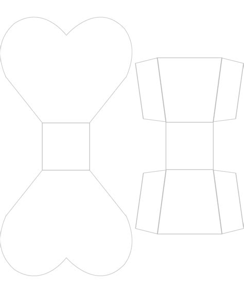 Heart Shaped Box Printables Template For 4th 7th Grade Lesson Planet