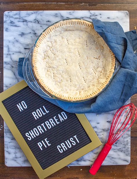 For the walnut shortbread crust: No Roll Pie Crust Recipe | How to make a Shortbread Pie Crust