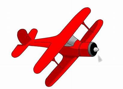 Plane Airplane Clip Cartoon Clipart Outline Toy