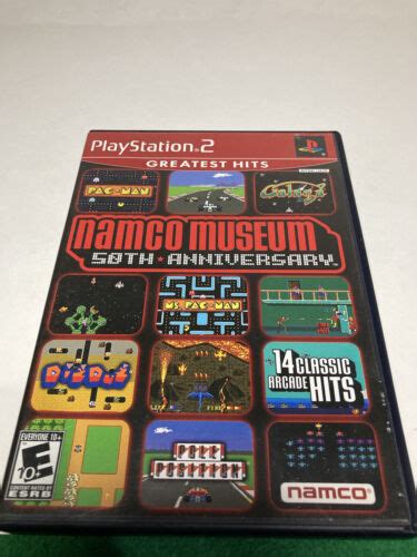 Namco Museum 50th Anniversary Sony Playstation 2 2005 Ps2 Complete W