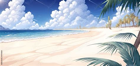 Art For Anime Series Desert Sand Sunset Cloud Ai Generated Art